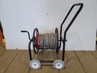 Wheeled Garden Hose Reel Cart with 150 Ft Hose