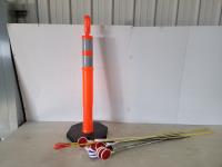 Delineator Post and Qty of Driveway Markers