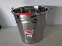 H.Brothers 16L Stainless Steel Bucket