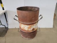 Metal Barrel with Handles