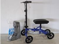 Knee Mobility Scooter and Size 10 Medical Boot (Unused)