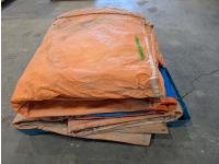 (2) Insulated Tarps and (1) Industrial Tarp