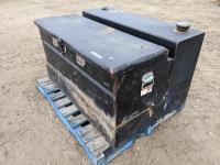 Metal Tool Box with L Shaped Fuel Tank