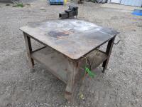 Metal Welding Table with 8 Inch Powerfist Vise