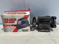 Sears Craftsman 5 Inch Bench Grinder and Auto-Darkening Welding Helmet