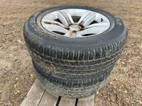 (2) Goodyear Wrangler 275/60R20 Tires On 5 Bolt Dodge Rims