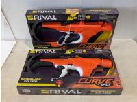 (2) Nerf Rival Curve Shot Guns