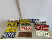 (25)± Vintage Alberta Licenses Plates Years From 1935-1995