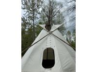 Authentic Indigenous Crafted 18 Ft Tee Pee Canvas