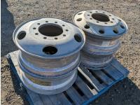 (4) Aluminum 24.5 Inch Rims