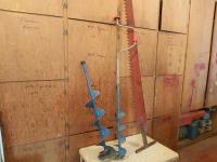 Ice Auger & 5 Ft Ice Saw