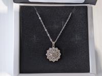 Smartlife Platinum Plated Cluster Necklace