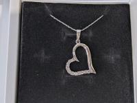 Smartlife Platinum Plated Heart Necklace