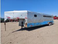 Custombuilt 28 Ft T/A Stock Trailer w/ Living Quarters