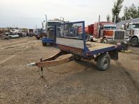 Custombuilt 8 Ft S/A Flat Deck Utility Trailer