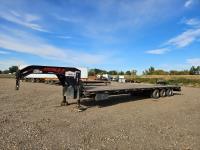 2020 Double A 40 Ft TRI/A Dually G/N Flat Deck Trailer