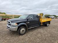 2017 Dodge Ram 5500 4X4 Dually Crew Cab Flat Deck Truck