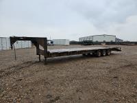 2002 Bluesky 36 Ft TRI/A G/N Flat Deck Trailer