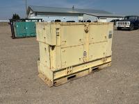 1986 US Department of Defense MEP 006A 60 Kw Skid Mounted Generator