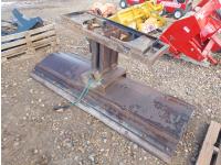 Custombuilt 8 Ft Skid Steer Plow Blade