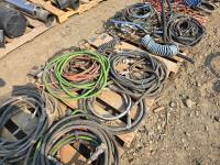 Qty of Air Hoses w/ Trailer Cords and Fuel Lines