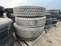 (4) 11R24.5 Tires