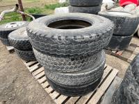 (4) 11R24.5 Tires