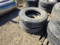 (2) 12R24.5 Tires