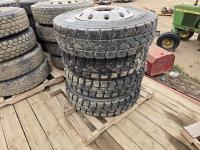 (4) 11R22.5 Tires w/ Rims