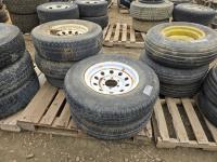 (4) Misc Trailer Tires