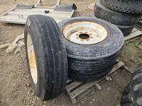 (3) 11R22.5 Tires w/ Rims