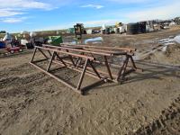 Qty of (3) 15 Ft Pipe Stands