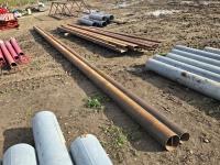 Qty of (2) 40 Ft Steel Tubing