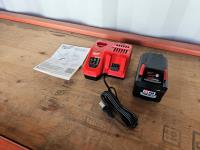 Milwaukee M18 Red Lithium High Output Hd12.0 Battery w/ Charger