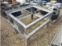 (2) Aluminum Tote Stands