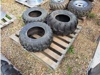 Assortment of (3) Quad Tires