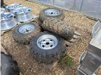 (5) Quad Tires and Rims