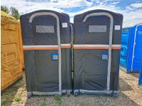 (2) Porta Potties with Winter Covers