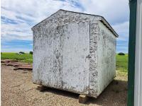 10 Ft X 12 Ft Wood Shed On Skids