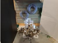 Wreaths, Cross and Nativity