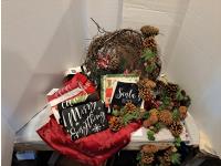 Wreath, Garland, Tea Towels and Apron