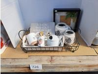 Wire Tray and Home Decor