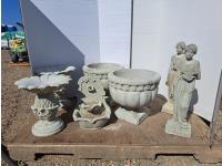 Concrete Statues, Planters and Plant Stands