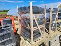 Pallet of Assorted Sized Black Plastic Greenhouse Pots