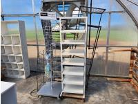 Spinning Napkin Rack, (3) Metal Shelving Units and (2) Metal Trees