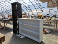 (2) Wooden Shelving Units