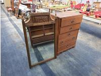 Vintage Mirror and Dresser