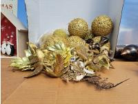 Gold Christmas Ornaments