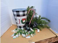 Christmas Arrangement, Mug and Prism Ornaments