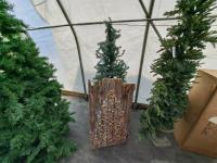 5 Ft Artificial Tree with Wood Picture